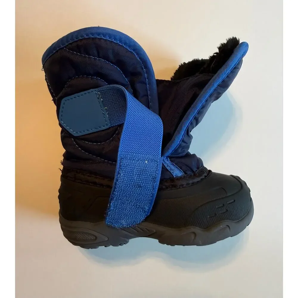Kamik Toddler Snowybug Winter Boots Size 6 M Navy Blue Waterproof